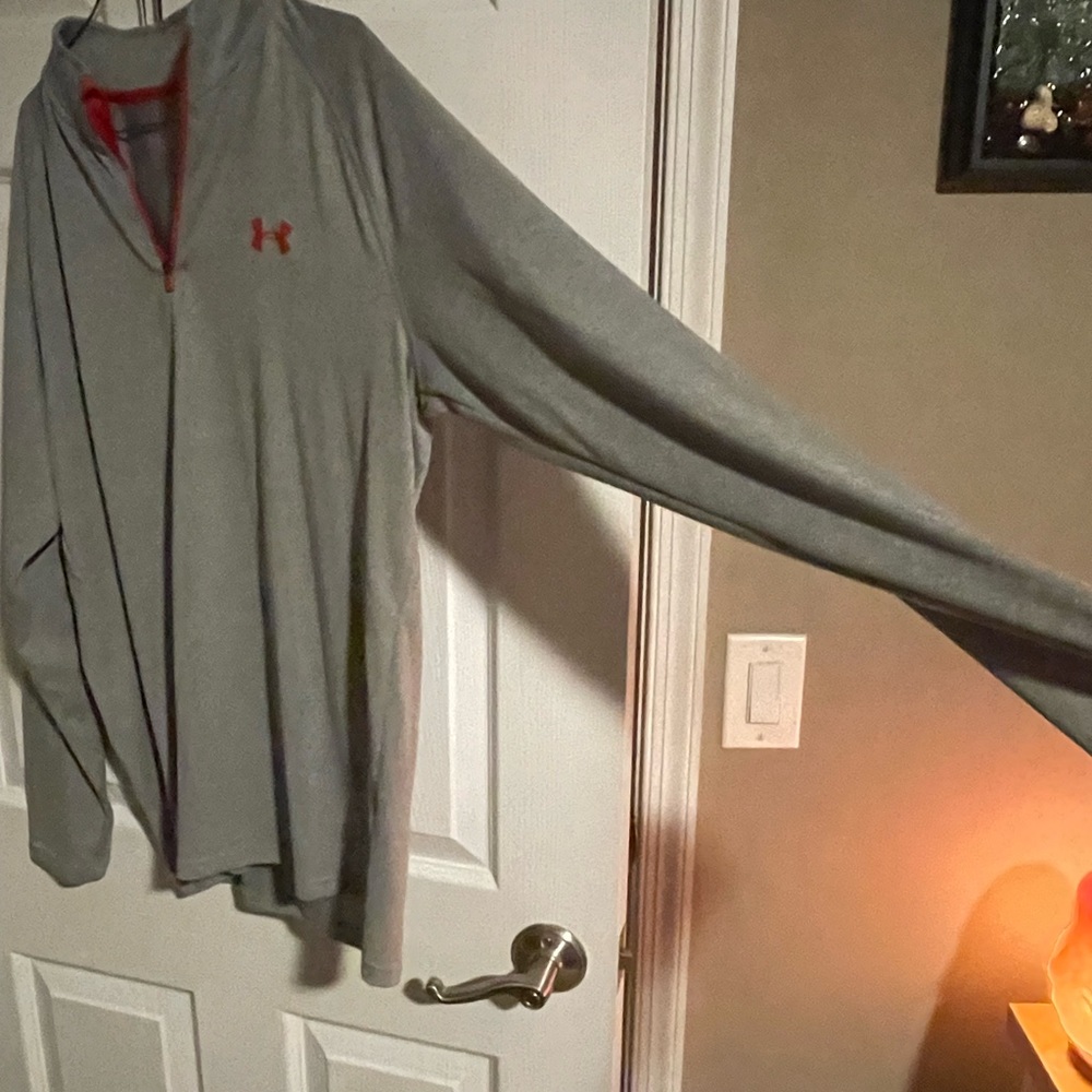 Under Armour zip up shirt